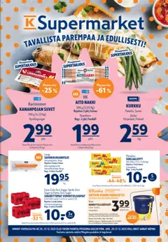 Kaupan K-Supermarket Tarjoukset esikatselu, voimassa 29/12/2025