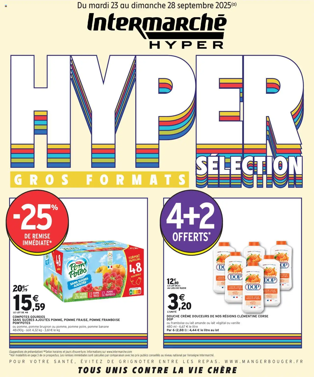 Les gros formats Hyper de la boutique Intermarché valable du 23/09/2025 - Page numéro 1
