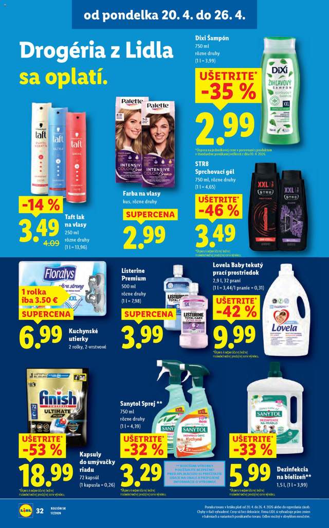 Nový Lidl leták od 20.04.