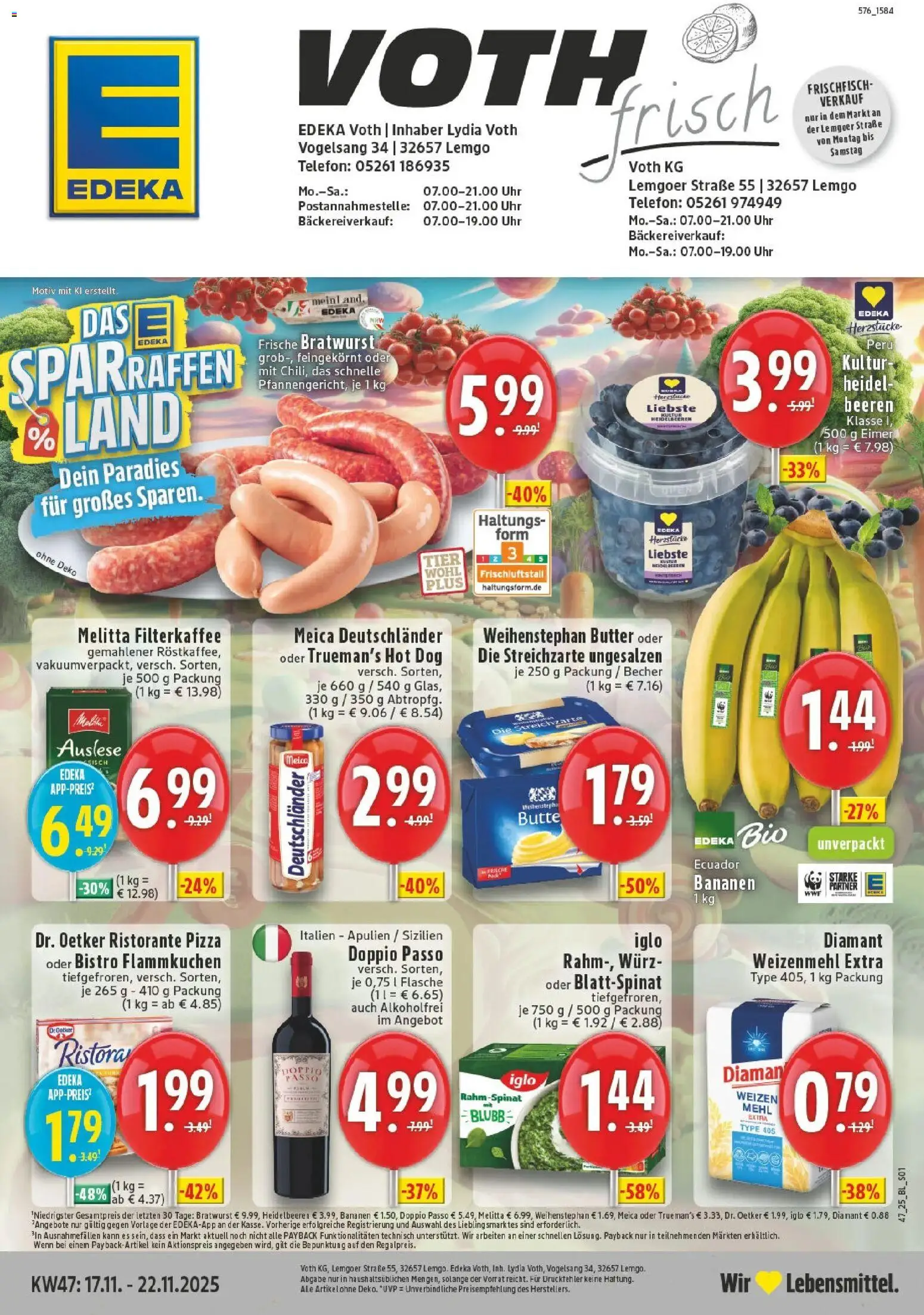 Vorschau von dem Prospekt des Geschäftes Edeka, gültig ab dem 17.11.2025