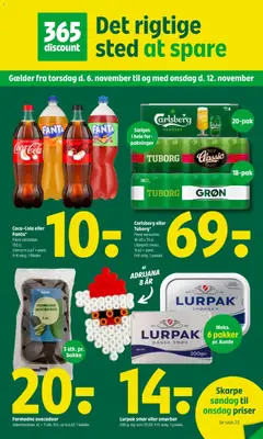 Eksempel på tilbudsavis Tilbudsavis fra butik Coop 365 gyldig fra 06/11/2025