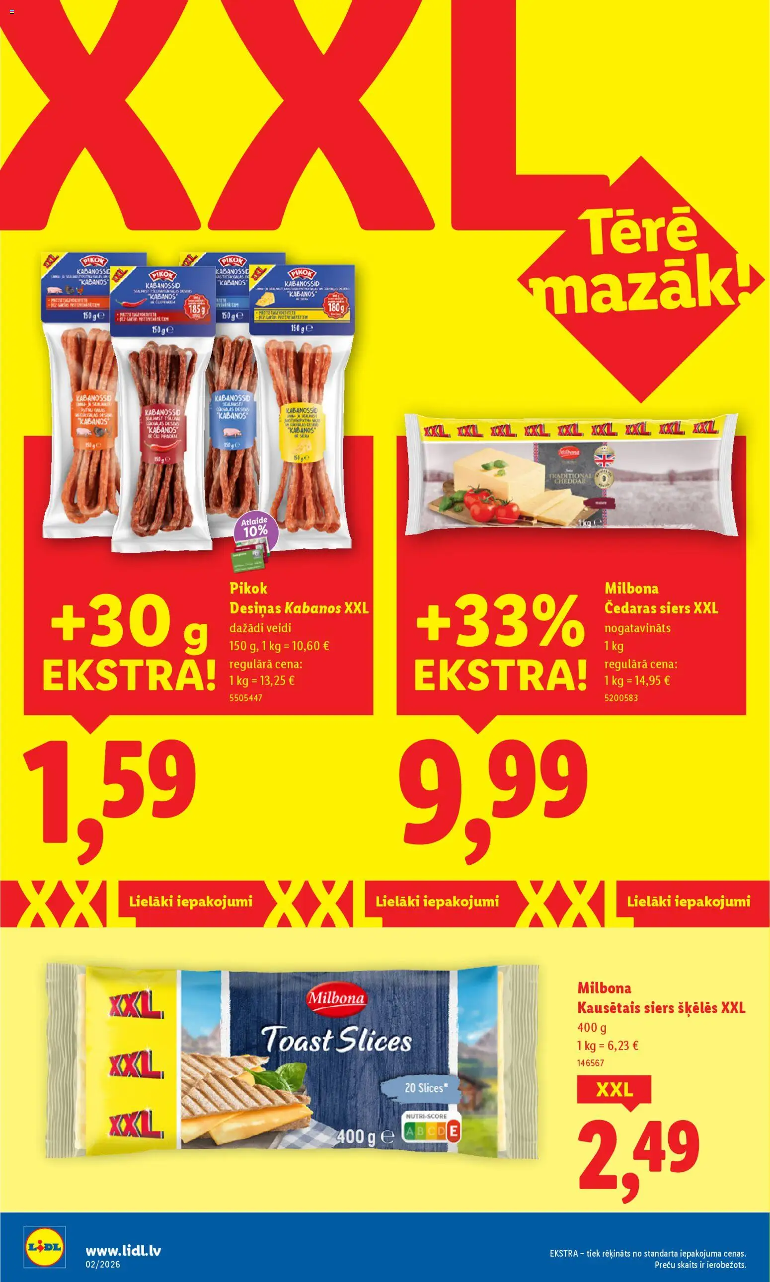 Skatīt Lidl akciju bukletu, derīgs no 2026.01.05