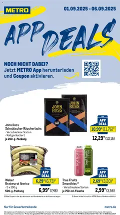 Vorschau von dem Prospekt des Geschäftes Metro, gültig ab dem 01.09.2025