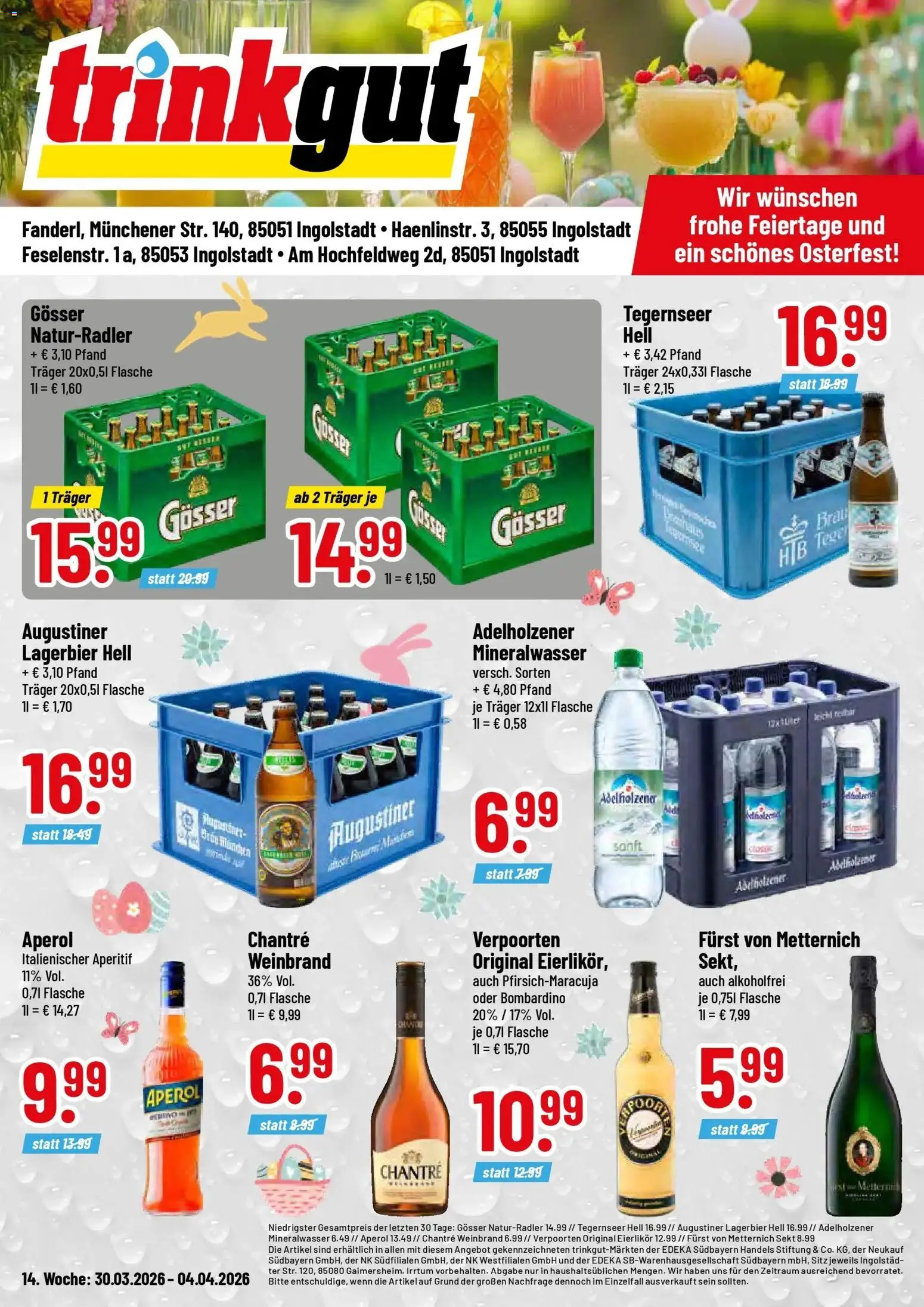 Vorschau von dem Prospekt des Geschäftes Trinkgut, gültig ab dem 30.03.2026