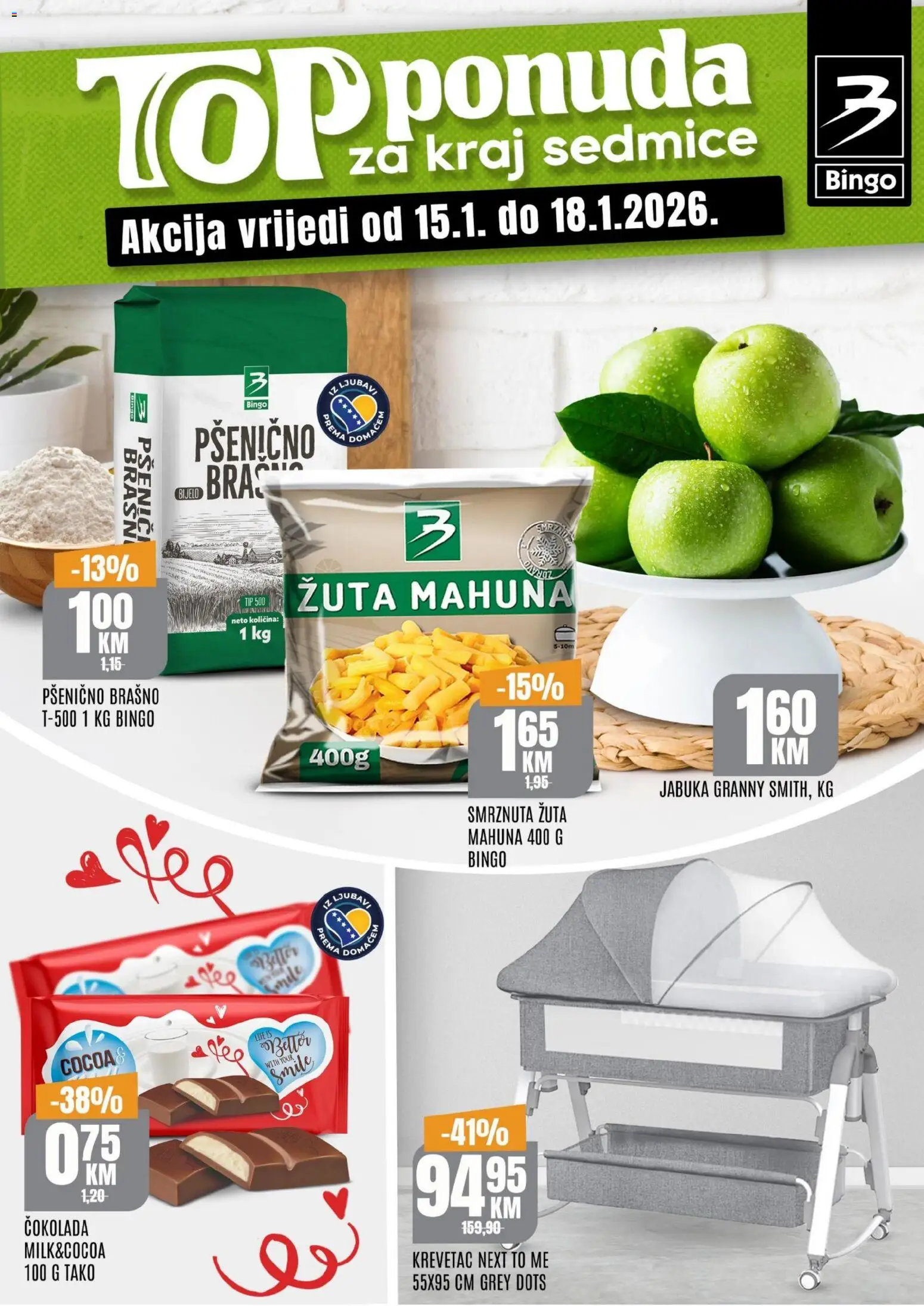 Pregled letka Katalog trgovine Bingo vrijedi od 15.01.2026