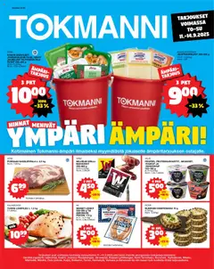 Kaupan Tokmanni Ruokatarjoukset esikatselu, voimassa 11/09/2025