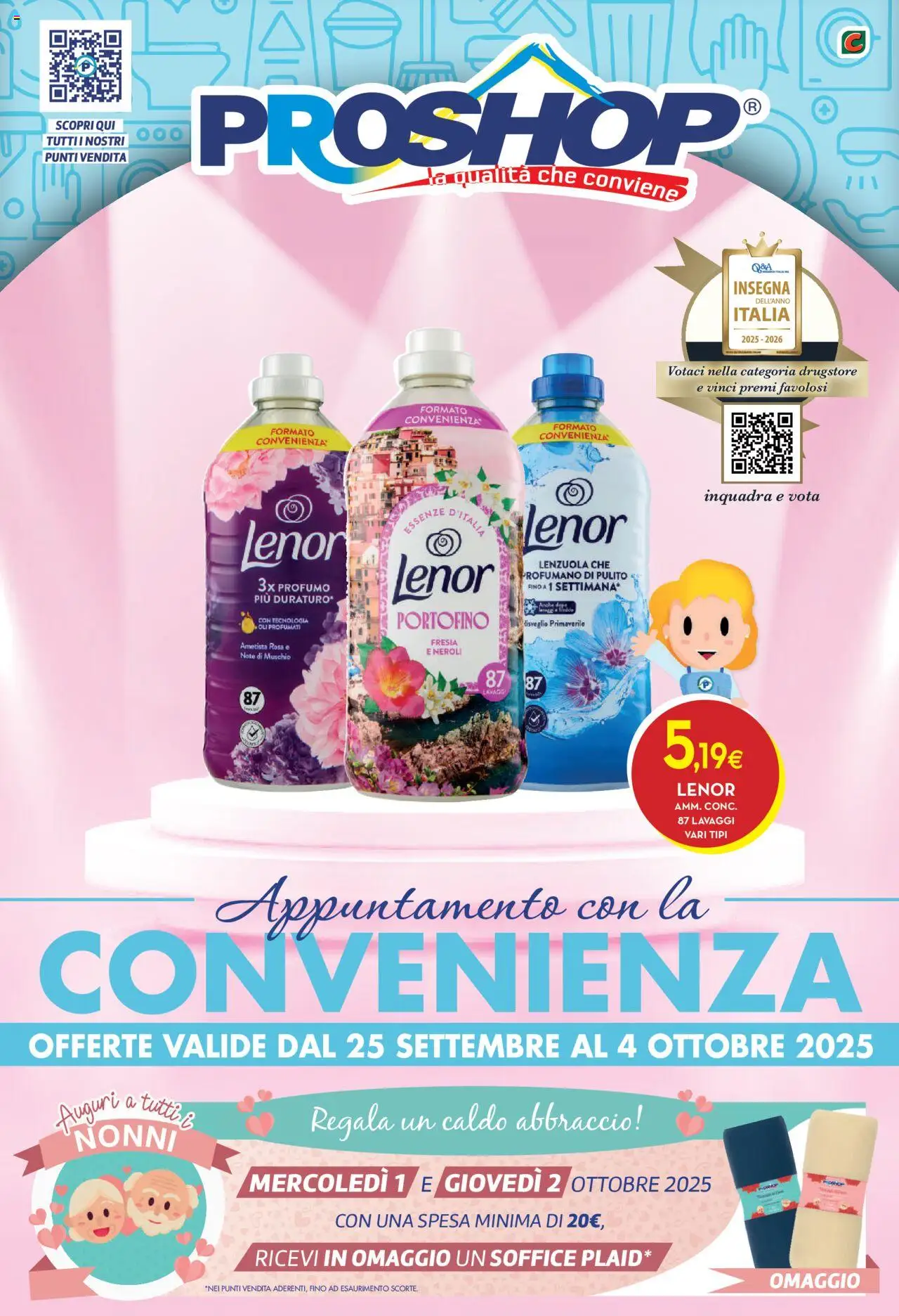 Volantino Proshop valido da 25/09/2025 numero di pagina 1