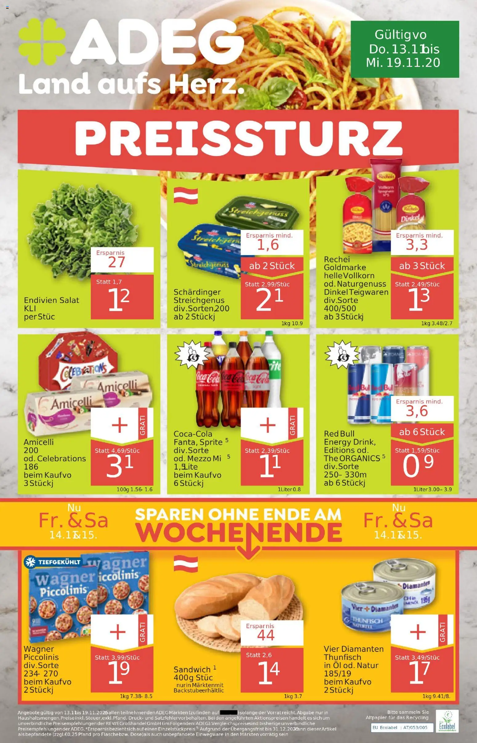 Vorschau der Angebote: ADEG Vorarlberg gültig ab 13.01.2025