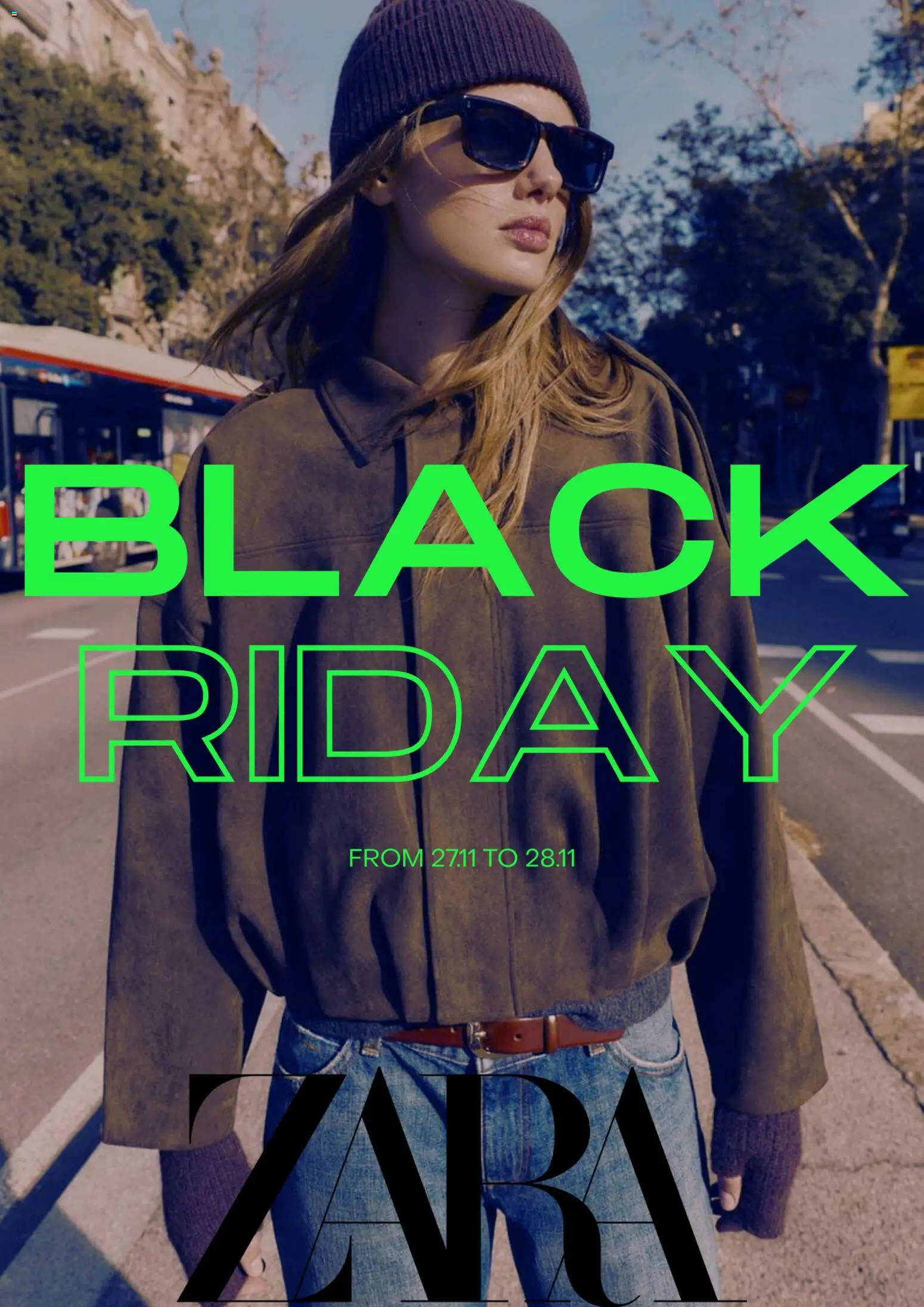 Voorbeeld van Black Friday van winkel Zara geldig vanaf 27-11-2025