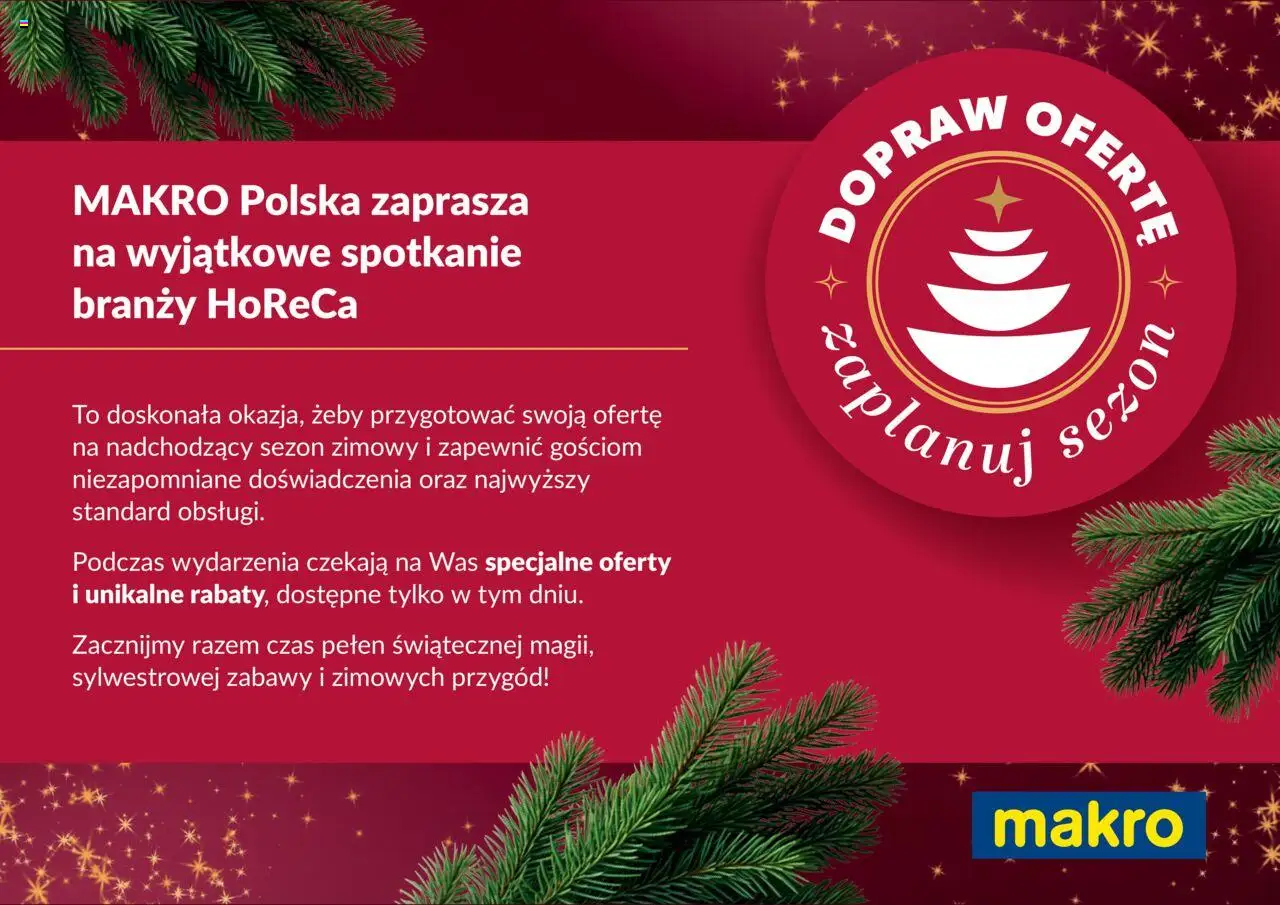Makro Zaproszenie na wydarzenie Dopraw ofertę Kraków od 21.10.2025 - Nowa Gazetka - Numer strony 1
