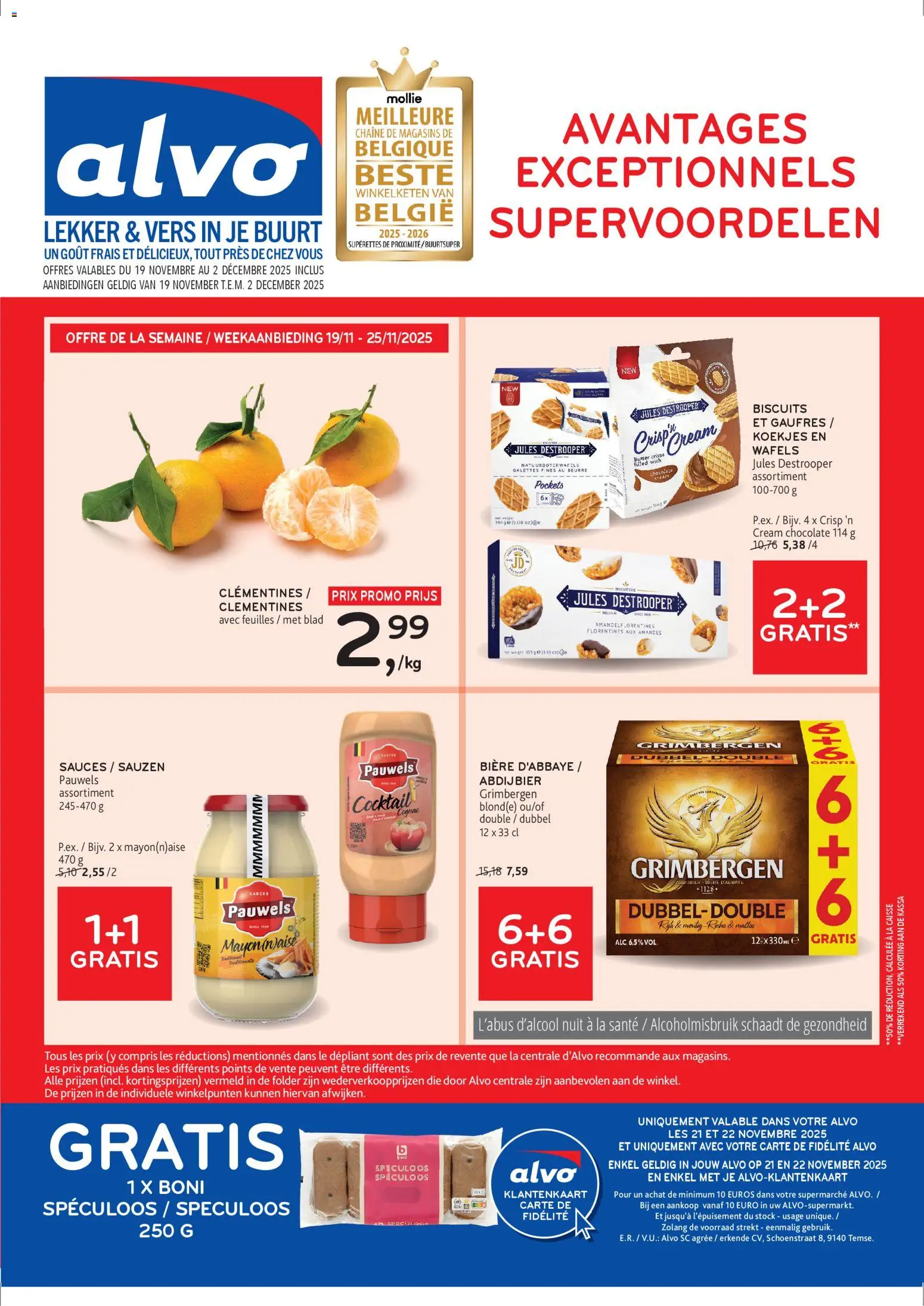 Voorbeeld van Publicité van winkel Alvo geldig vanaf 19/11/2025