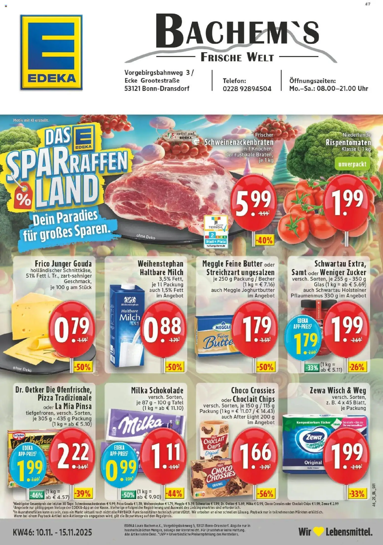 Vorschau von dem Prospekt des Geschäftes Edeka, gültig ab dem 09.11.2025