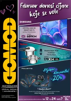 Pregled letka Katalog trgovine Domod vrijedi od 10.02.2026