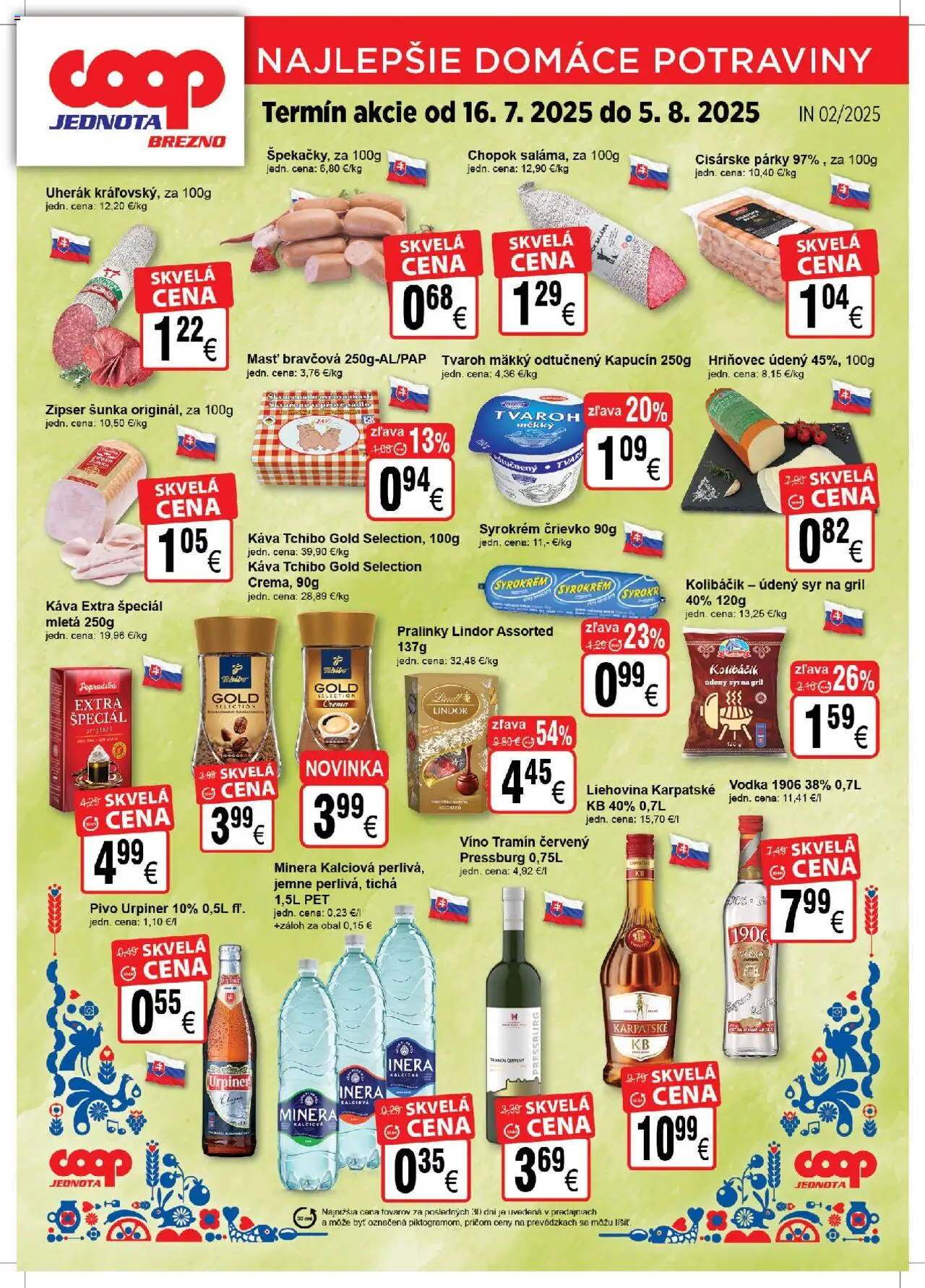 COOP Jednota leták od 16.07.2025 > Ponuka Brezno online