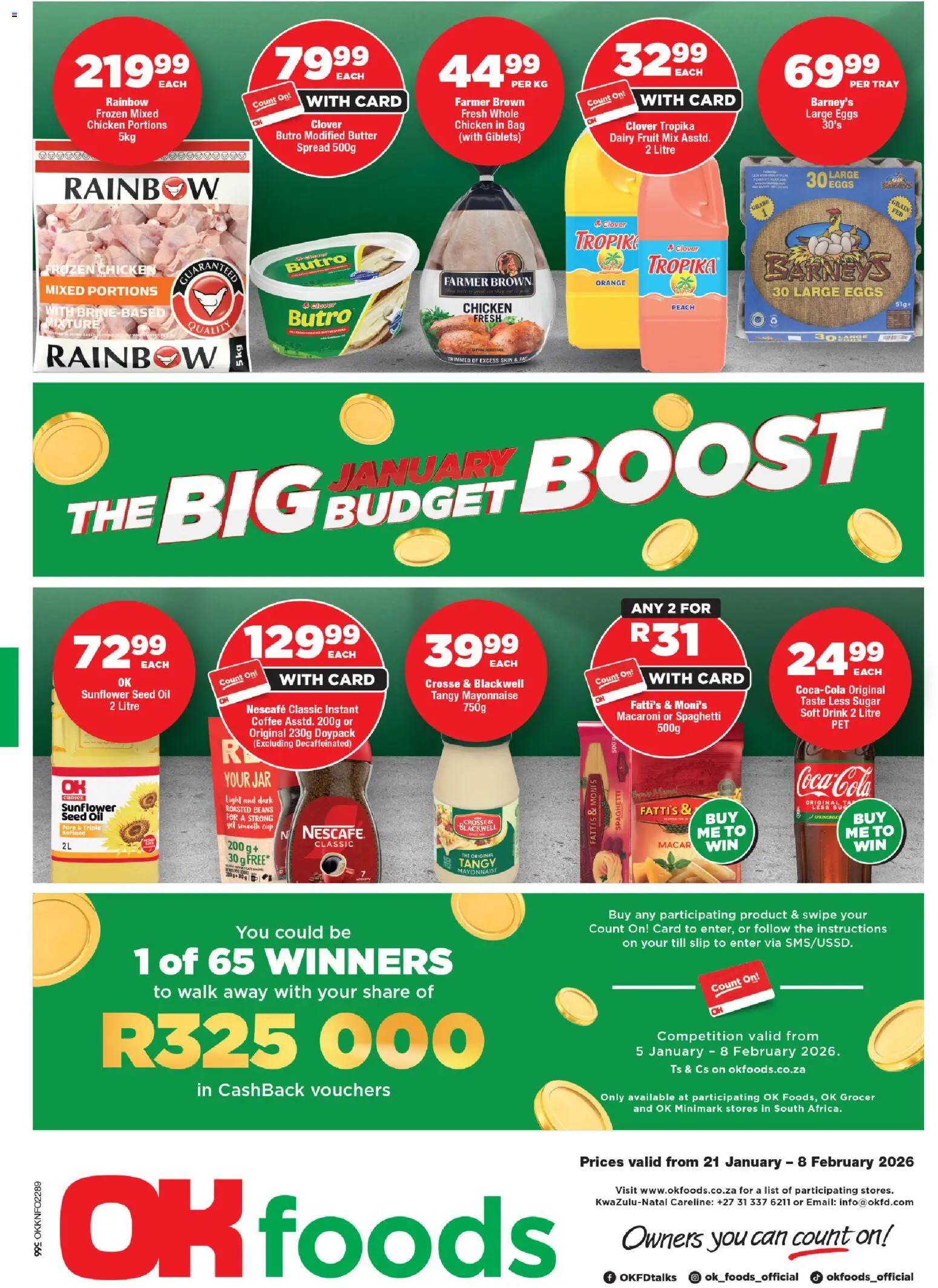 Preview of OK Foods flyer valid from 21/01/2026