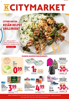 Kaupan K-Citymarket Tarjoukset esikatselu, voimassa 28/07/2025