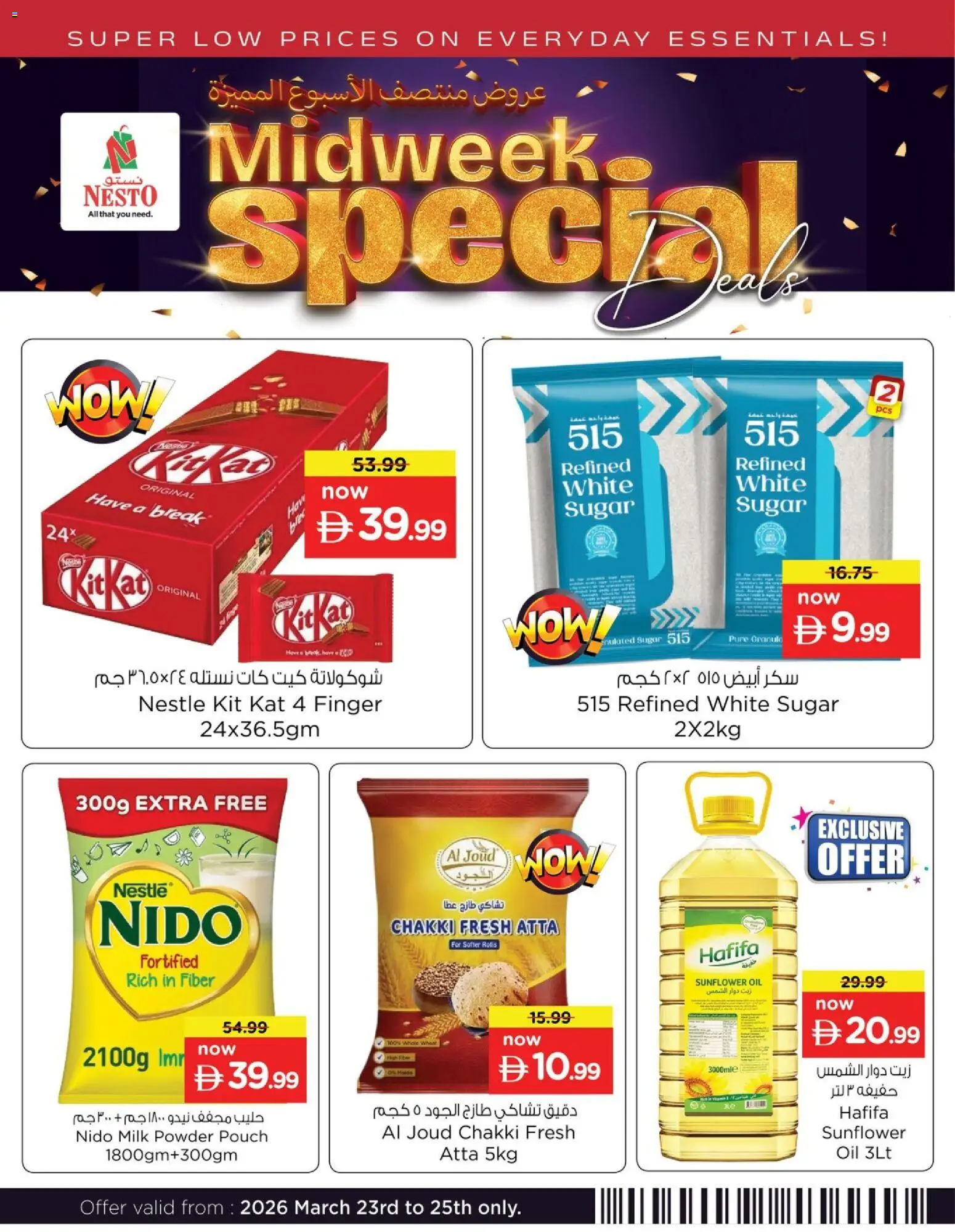 Preview of the catalogue Nesto Midweek special deals of store Nesto valid from 23 Mar, 2026