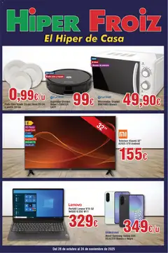Vista previa del folleto de la tienda Froiz válido desde el 28/10/2025 