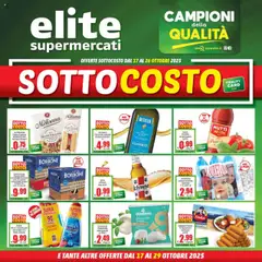 Anteprima dell'opuscolo Attuale volantino dal negozio Elite Supermercati valido da 17/10/2025