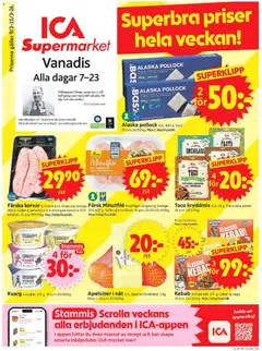 Förhandsgranska reklamblad Stockholm från butik ICA Supermarket gäller från 09/03/2026