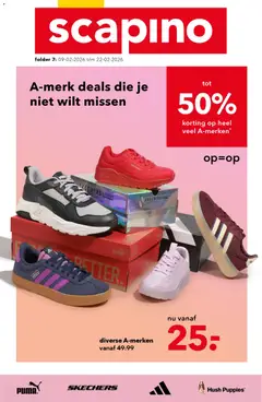 Voorbeeld van Folder van winkel Scapino geldig vanaf 09-02-2026