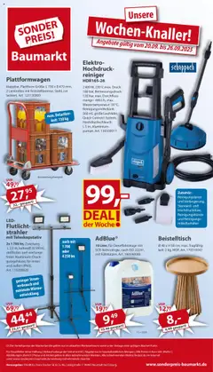 Vorschau von dem Prospekt des Geschäftes Sonderpreis Baumarkt, gültig ab dem 20.09.2025