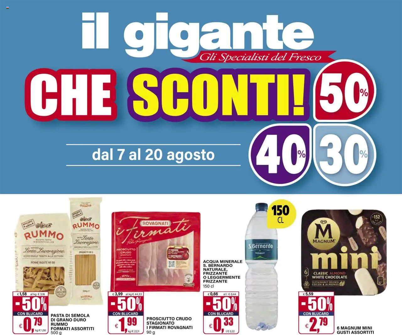 Volantino Il Gigante valido da 07/08/2025 numero di pagina 1
