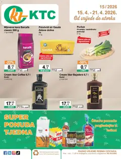 Pregled letka KTC Katalog trgovine KTC vrijedi od 15.04.2026