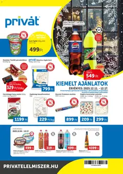 PRIVÁT - Akciós újság PRIVÁT megtekintése, amely érvényes 2025.12.11.-től