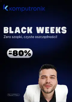 Pogląd gazetki "Black Friday" ze sklepu Komputronik ważnej od 01.11.2025