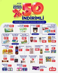 BİM %50 İndirim 19.12.2025 - Broşürünün önizlemesi