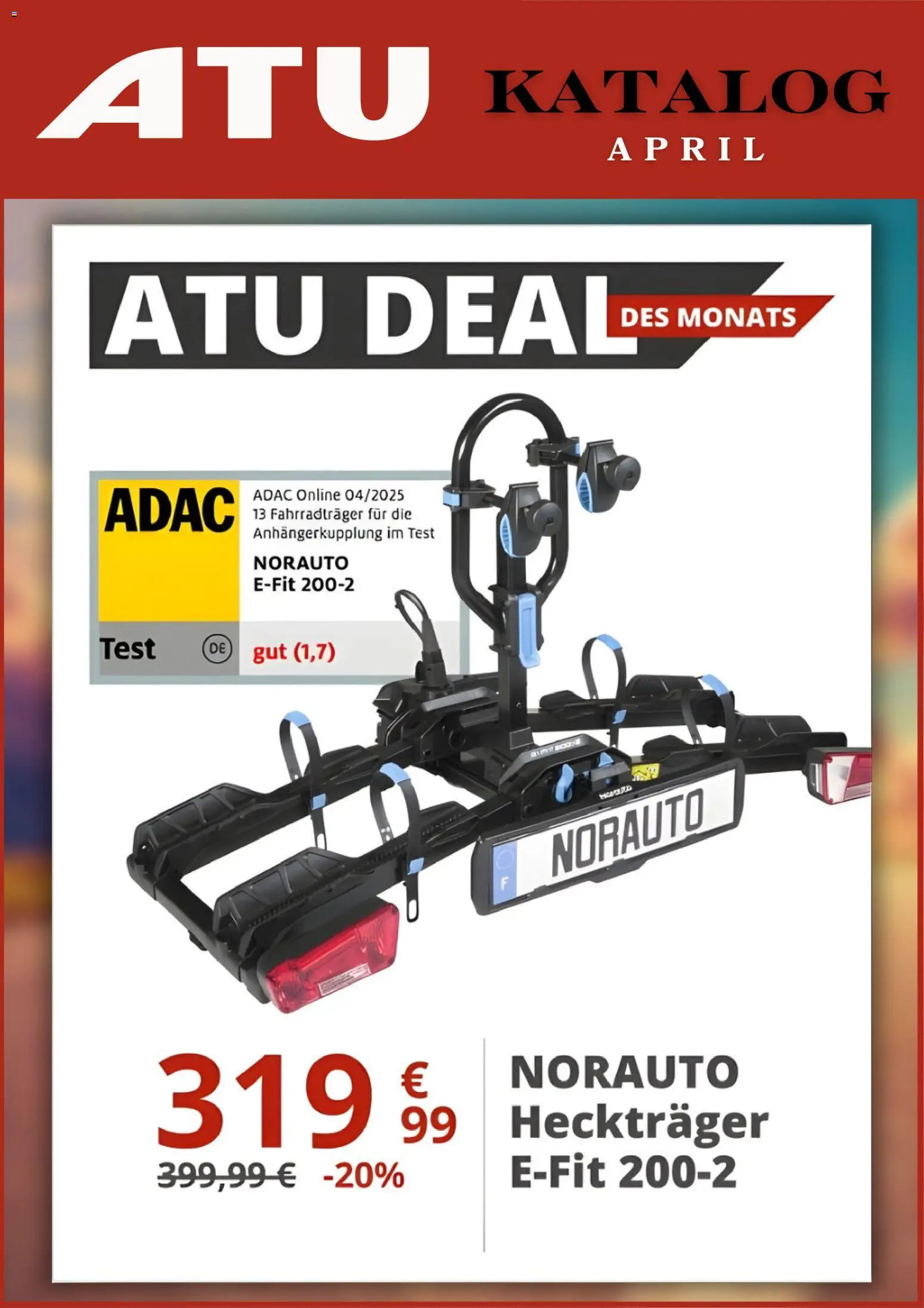 Vorschau von dem Prospekt des Geschäftes ATU, gültig ab dem 01.04.2026