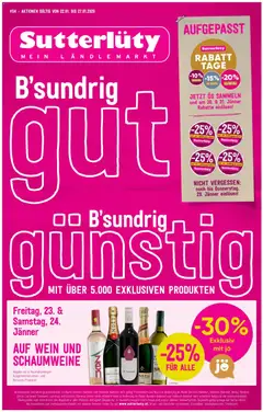 Vorschau der Angebote: Sutterlüty Flugblatt gültig ab 22.01.2026