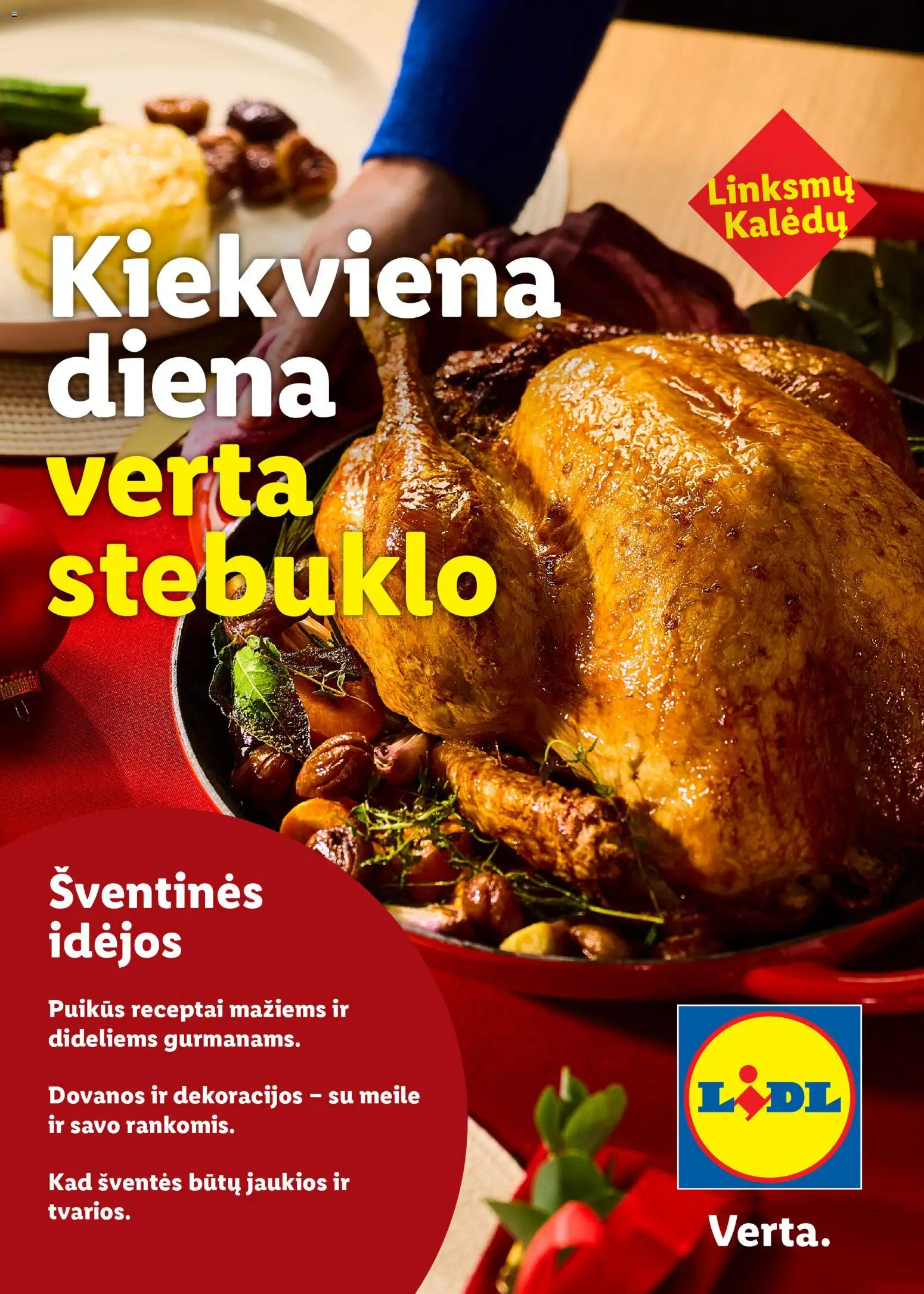 LIDL parduotuvės leidinio Leidinys -Kiekviena diena verta stebuklo galiojančio nuo 2025.11.23 peržiūra