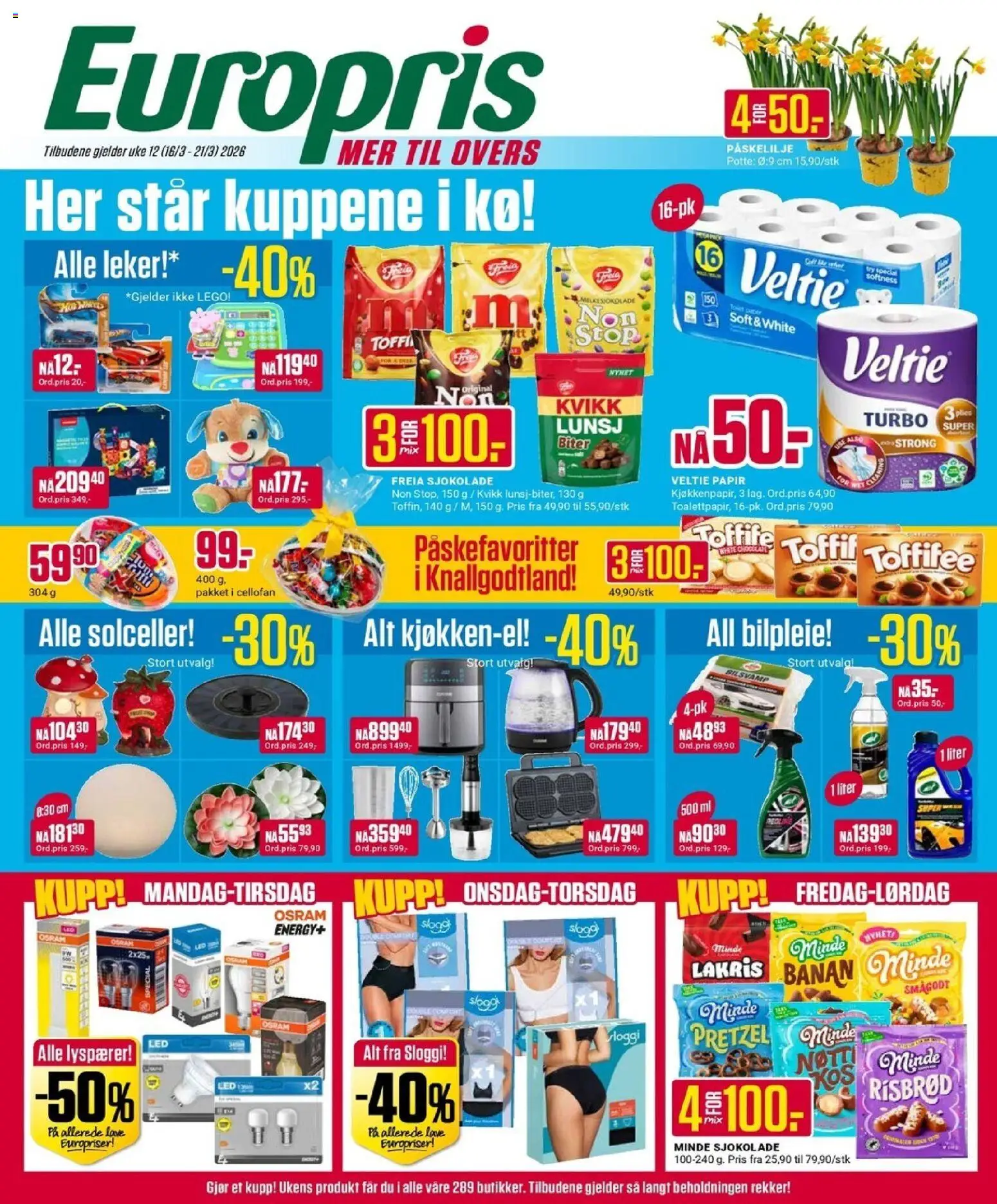 Forhåndsvis Europris kundeavis fra butikk Europris gyldig fra 16/03/2026