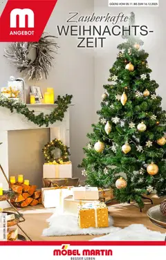 Vorschau von dem Prospekt des Geschäftes Möbel Martin, gültig ab dem 05.11.2025
