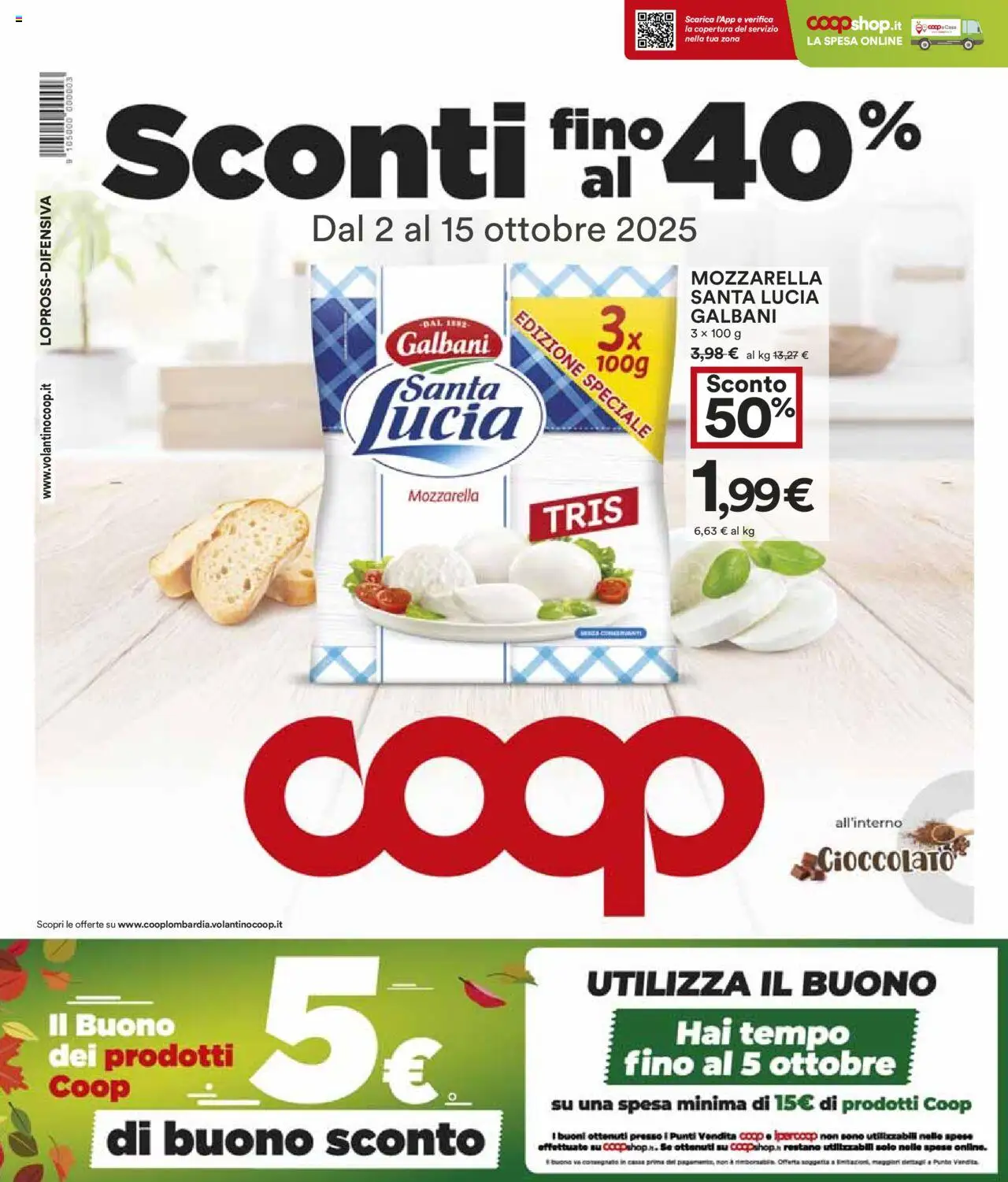 Volantino COOP valido da 02/10/2025 numero di pagina 1