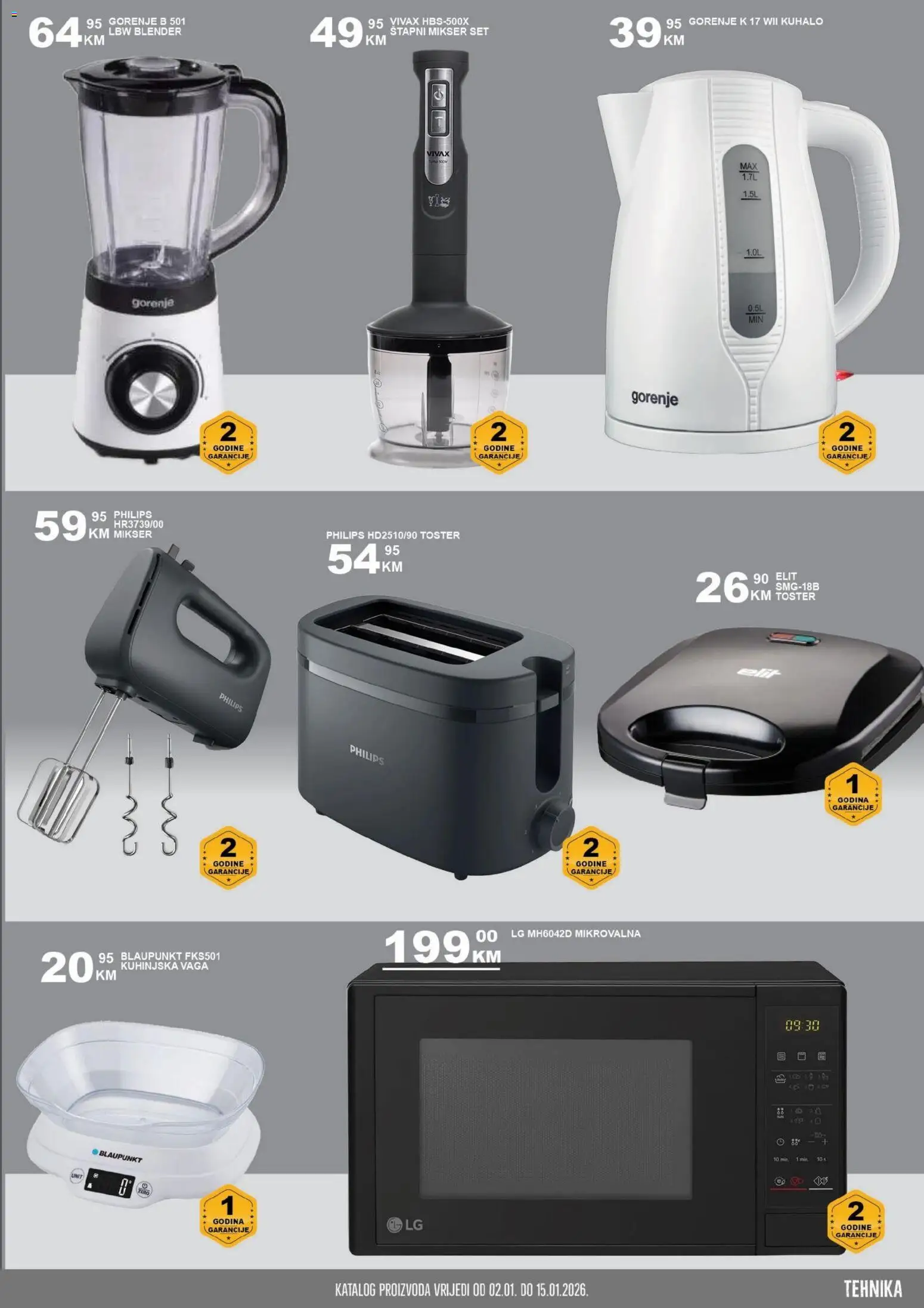 Pregled letka Katalog trgovine Prodex vrijedi od 2026.01.02