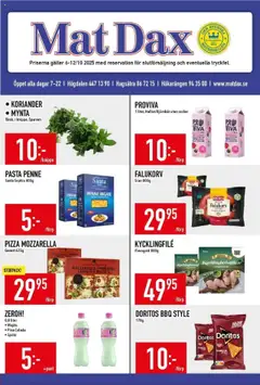 Förhandsgranska reklamblad Aktuella reklamblad Matdax från butik Matdax gäller från 06/10/2025