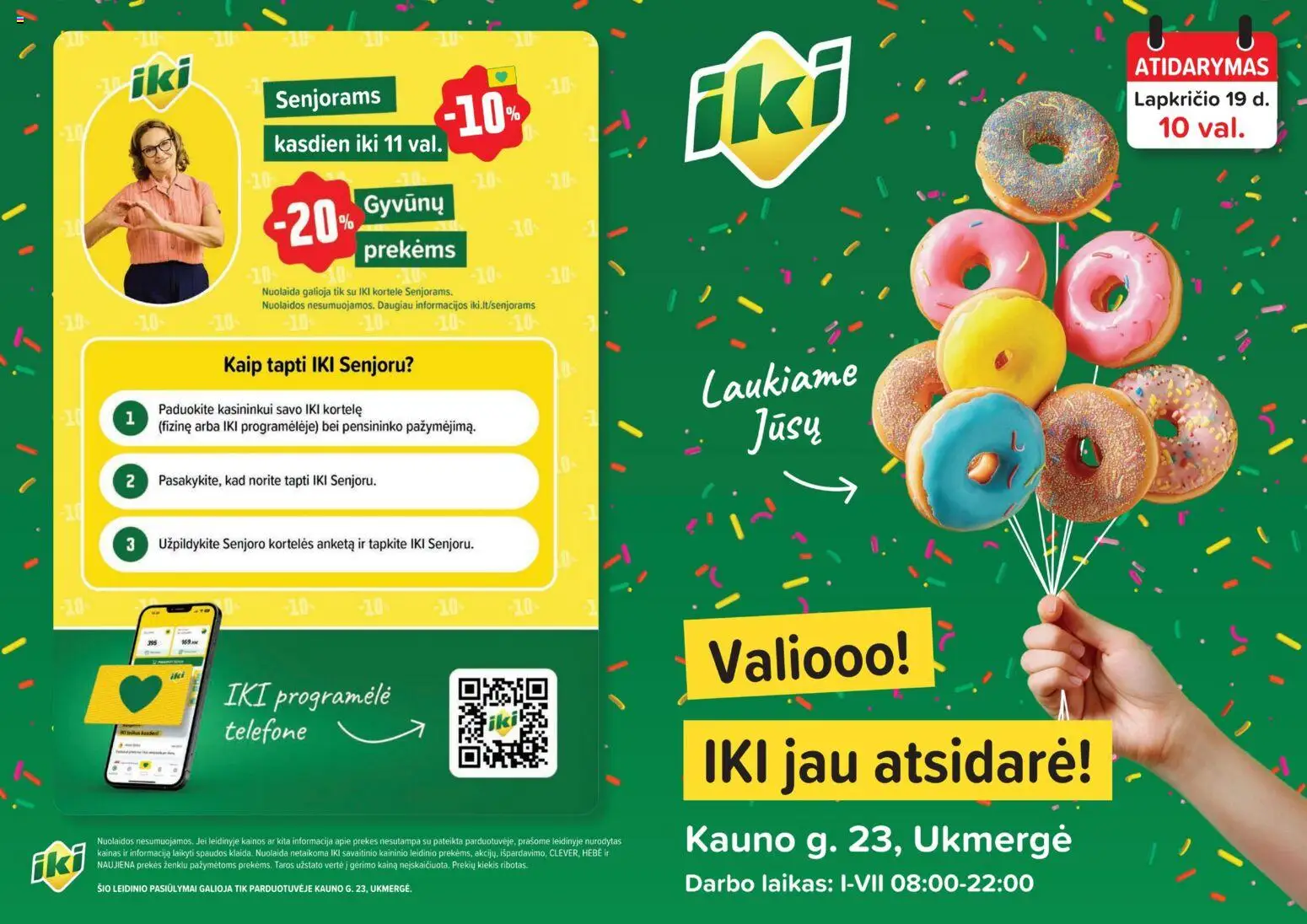 IKI parduotuvės leidinio Valiooo! IKI jau atsidarė galiojančio nuo 2025.11.19 peržiūra