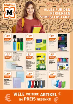 Vorschau der Angebote: Müller Perfekten Semesterstart gültig ab 29.09.2025