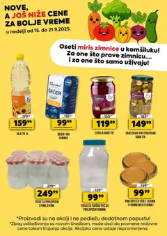 Pregled Tekijanka kataloga - važi od 15.09.2025