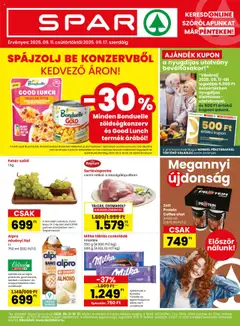 Spar - Akciós újság Spar megtekintése, amely érvényes 2025.09.11.-től
