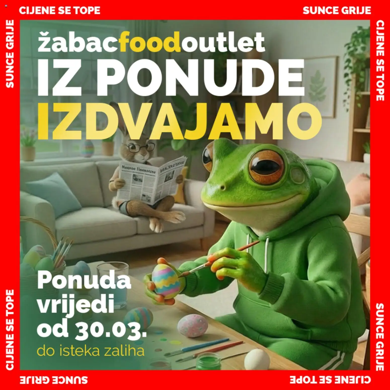 Pregled letka Katalog Žabac trgovine Žabac vrijedi od 30.03.2026