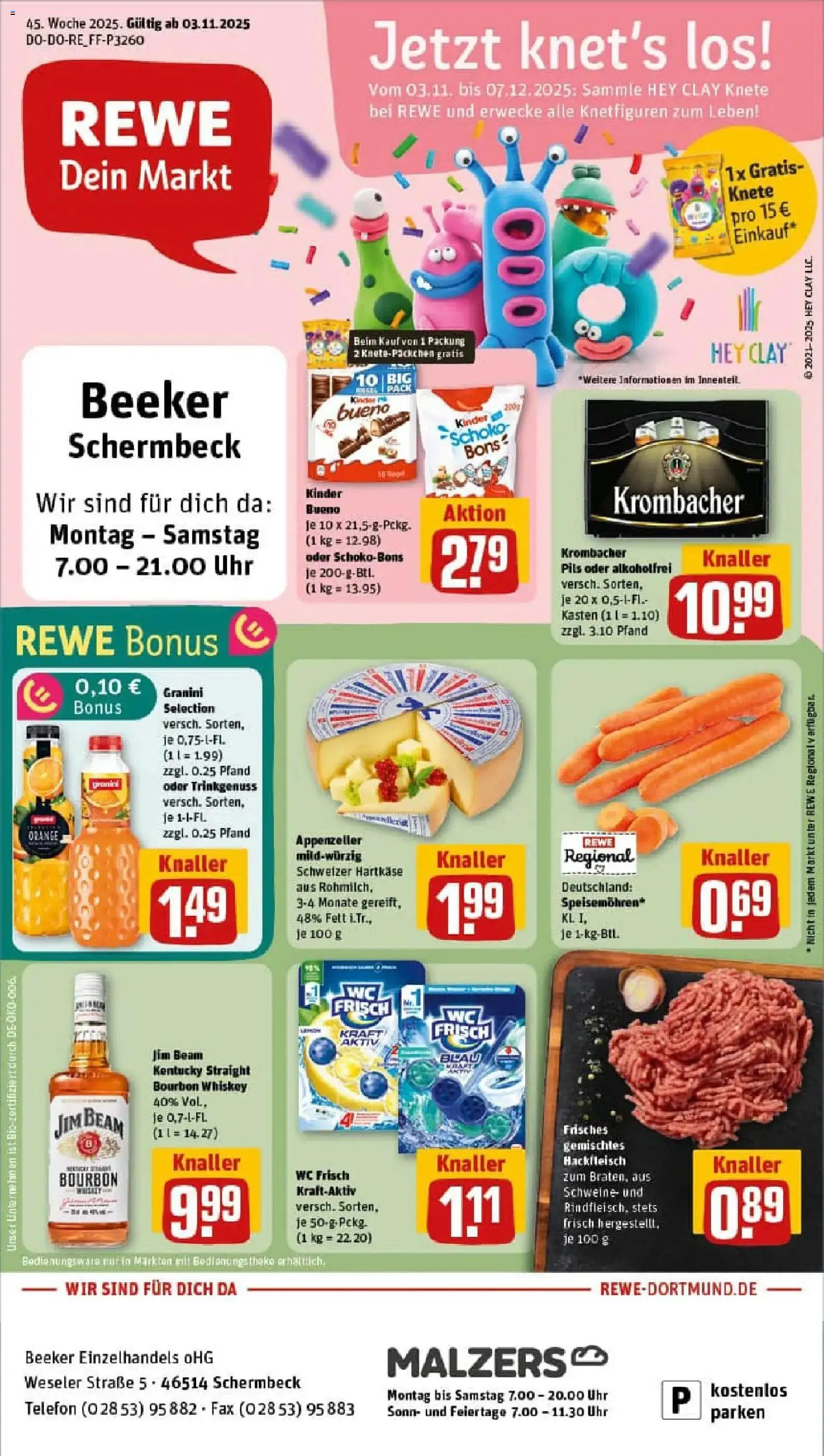 Vorschau von dem Prospekt des Geschäftes Rewe, gültig ab dem 02.11.2025