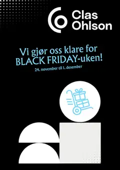 Forhåndsvis Black Friday fra butikk Clas Ohlson gyldig fra 24/11/2025