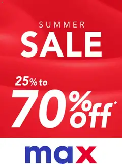 Preview of the catalogue Offers of store Max valid from 9 Jul, 2025