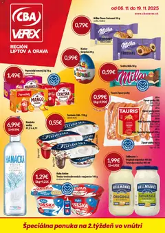 Náhľad CBA Verex letáku platného od 06.11.2025