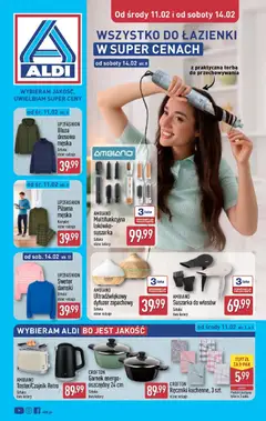 Pogląd gazetki "Wszystko do łazienki w ALDI" ze sklepu Aldi ważnej od 10.02.2026