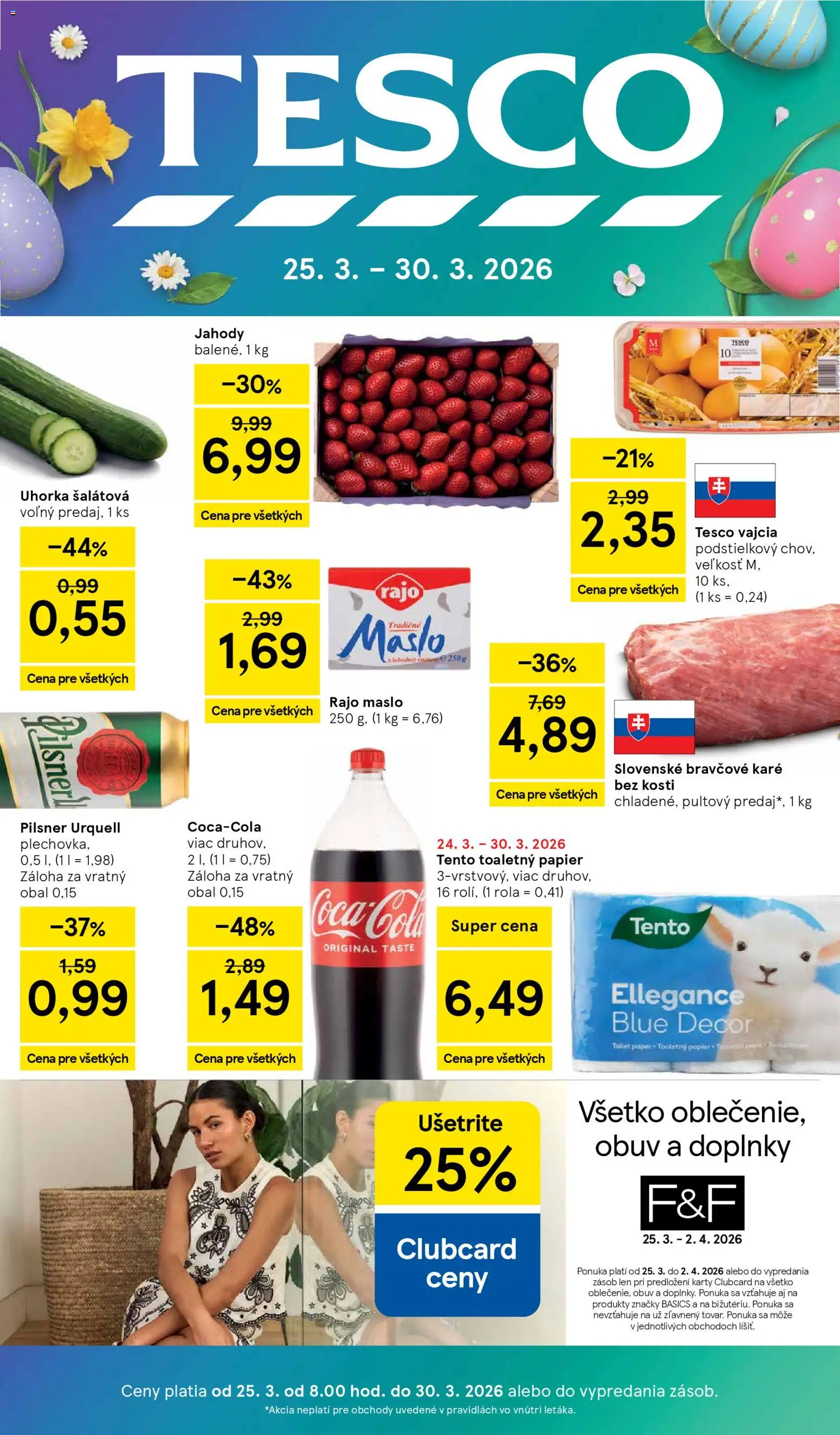 Náhľad Tesco letáku platného od 25.03.2026